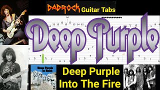 Into The Fire - Deep Purple - Guitar + Bass TABS Lesson