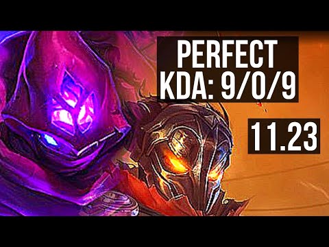 MALZAHAR vs VIKTOR (MID) | 9/0/9, Legendary, Rank 12 Malz | EUW Master | 11.23