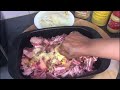 Recette facile à réaliser - Viande de chèvre cuit au four ( Ntaba )
