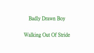 Badly Drawn Boy - Walking Out Of Stride (karaoke)