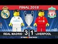 Champions League Final 2018 • Real Madrid vs Liverpool 3-1 • Kiev All Goals Highlights Lego Football