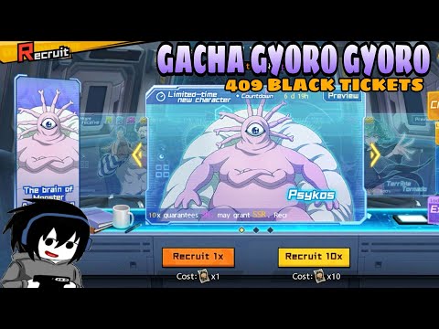 Gacha LSSR Gyoro Gyoro 409 Black Tickets! | One Punch Man The Strongest