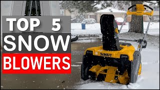 Top 5 Best Snow Blowers in 2025