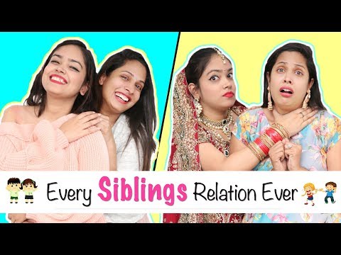 Every SIBLINGS Relation Ever - Types of BHAI-BEHAN | #Fun #Sketch #Roleplay #ShrutiArjunAnand