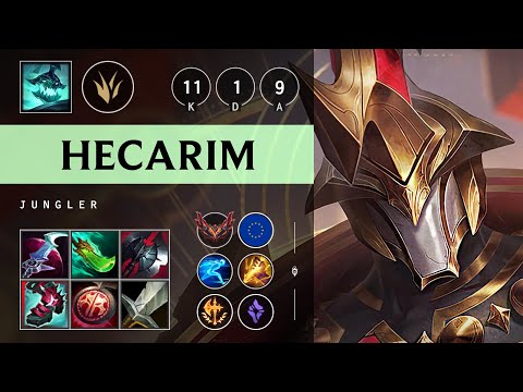 Hecarim Jungle vs Talon - EUW Grandmaster Patch 25.06