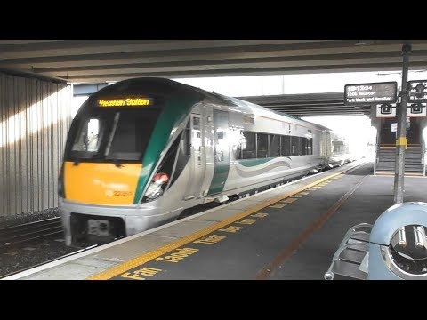 Irish Rail 22000 Class Intercity Train Arriving at Clondalkin & Fonthill Station, Dublin