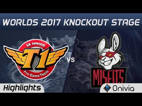 SKT vs MSF   Highlights Game 5   World Championship 2017 Knockout Stage SK Telecom T1 vs Misfits Gam