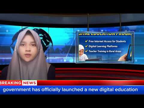 News anchor ( Siti Mariam Nursyamsiah)