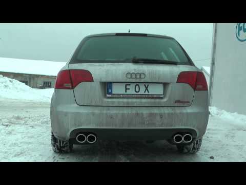 Audi A4 B7 3.0 TDI 155KW Fox Sportauspuff / Exhaust by Fiese Performance