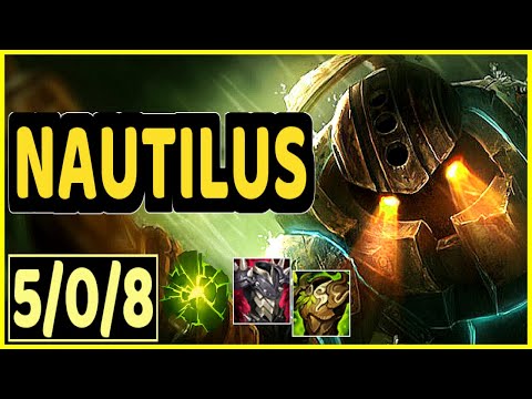 NAUTILUS VS AMUMU - 5/0/8 KDA SUPPORT GAMEPLAY