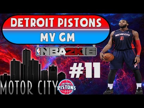 NBA 2K16 Detroit Pistons MY GM Ep. #11 - Drummond Takes FLIGHT!