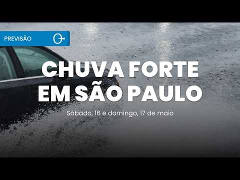 🌩️ Previsão do tempo: temporais voltam ao Paraná e chuva forte avança no Centro-Sul 16 e 17/05/2026