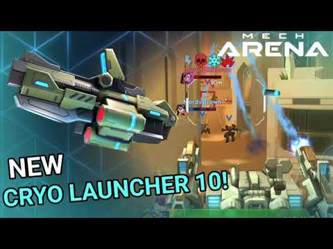 NEW Cryo Launcher 10! • Redd | Mech Arena Gameplay
