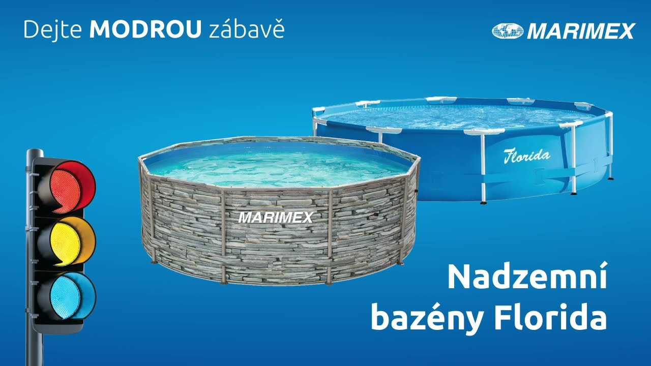 Bazén Marimex Florida 3,05x0,91 m s pískovou filtrací - motiv RATAN