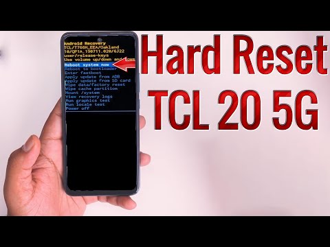 Hard Reset TCL 20 5G | Factory Reset Remove Pattern/Lock/Password (How to Guide)