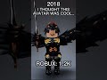 My Roblox avatar evolution.. 🤑😳 #roblox #shorts