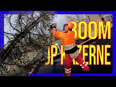 😅 Boom op de Kazerne: Brandweer Lunteren rukte uit voor zichzelf.
