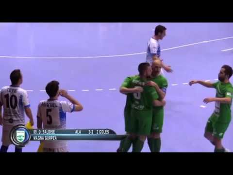 Gol Dani Saldise (3-3) en Magna Gurpea - CD UMA Antequera. J28, 1ªDiv