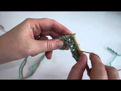 Brrsl Dec Brioche Knitting Right Slanting Decrease