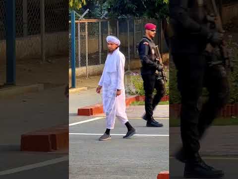 Mufti Tariq Masood Protocol At Wagah Border #protocol #shorts #tariqmasood #islam #allah #ytshorts