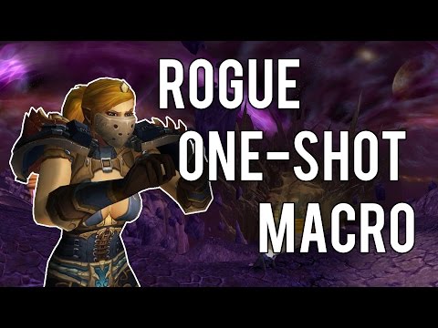 Rogue One-Shot Macro - (Subtlelty Rogue PvP) Warlords of Draenor 6.1 Video