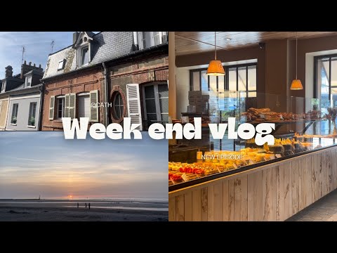 quick weekend vlog | Deauville - Trouville, grwm, train, plage, nourriture…