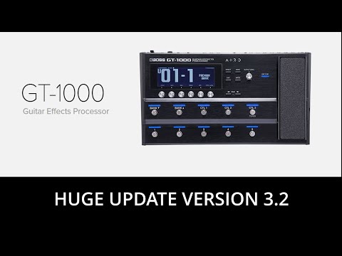 BOSS GT-1000 Firmware Update 3.2