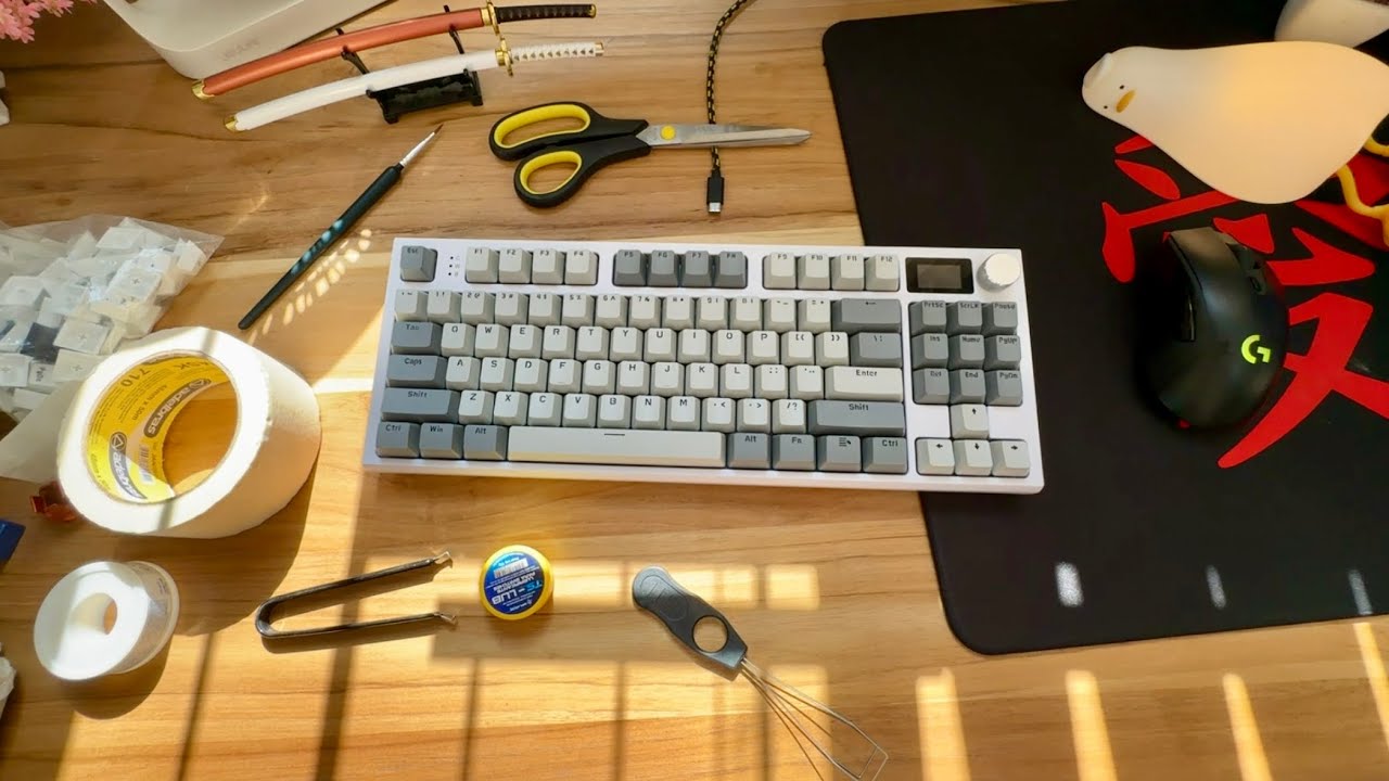 Melhorando a Digitação do teclado Custo Beneficio Attack Shark K86