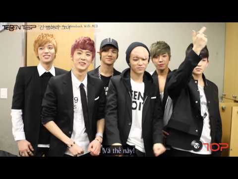 [Vietsub] TEEN TOP ON AIR - Message Comeback Miss Right with M!Countdown {ANGEL Team} [360Kpop]