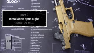 GLOCK 19X MOS. SRO optic sight . #asmr #testing #gunrange #glock #edc #glock19x #9mmفتح صندوق جلوك