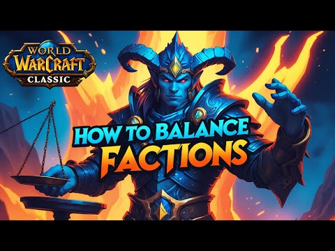 Wow Classic 101~ How To Balance Factions - Ways That Would Actually Work | Wow Classic Guide