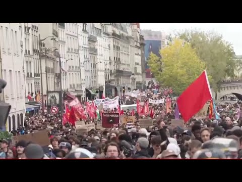 French president speaks out on violent nationwide unrest across France