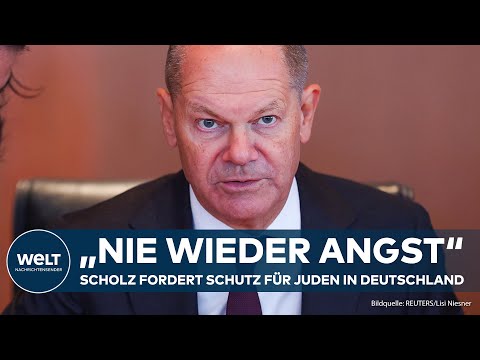OLAF SCHOLZ: „Angst und Schrecken beenden“ "Jüdisches Leben darf nicht länger bedroht werden!"