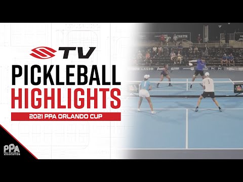 Jay Devilliers Splitting The Middle Pickleball Highlight - 2021 PPA Orlando Cup Mixed Doubles