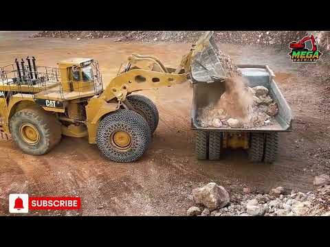 ULTIMATE LOADING BEAST! Caterpillar 994 Wheel Loader Feeding 777F Dumpers