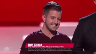 Billy Gilman : Because Of Me - Coaches Comments Part 1 (Adam Levine) The Voice S11 Grand Finale