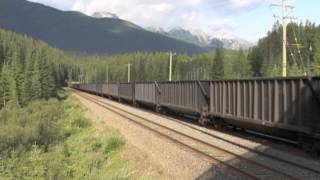 preview picture of video 'CP9538 East - Leanchoil, B.C.'