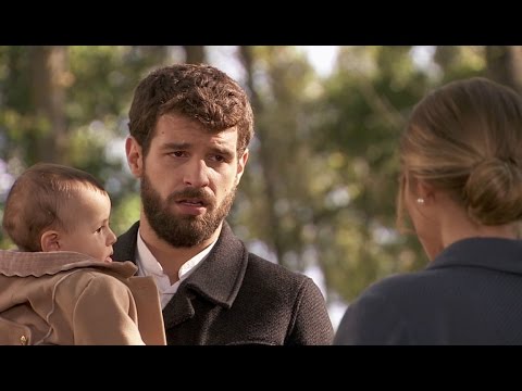 Puente Viejo C1219 - Bosco descubre a Berta cabando una fosa en el bosque