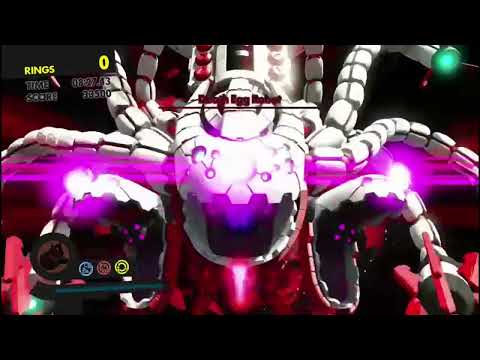 king plays sonic forces hardmode:pt12 vs Mega egg robot,The end again