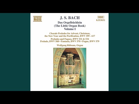 Das Orgelbüchlein: Nun komm' der Heiden Heiland, BWV 599