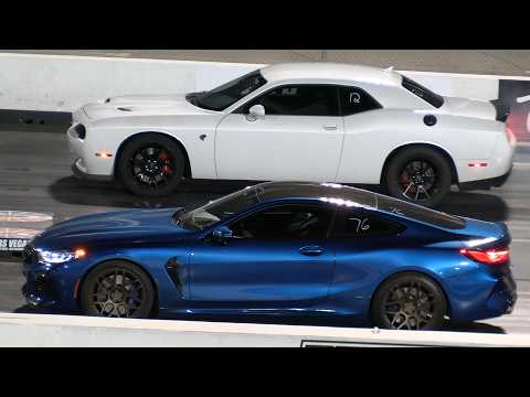 Thumbnail for BMW m8 vs Hellcats - drag racing by BMW