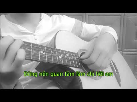 Karaoke Không Quan Tâm (Guitar solo beat tone nữ) - Chi Dân