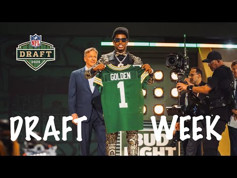 Draft Week with Matthew Golden 🏈 | Behind The Scenes !