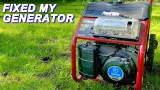 Fixing A Powermate Generator That Won't Start