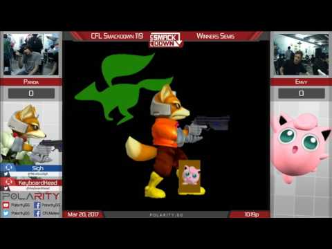 CFL Smackdown 119 Melee - Panda (Fox) vs Envy (Puff) - Winners Semis
