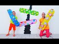 Vlad And Mom Funny Stories With Sticky Tape