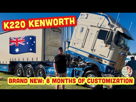 BRAND NEW Kenworth K-220 8 MONTHS of Customization!! Trent Schaeffer's Truck Tour
