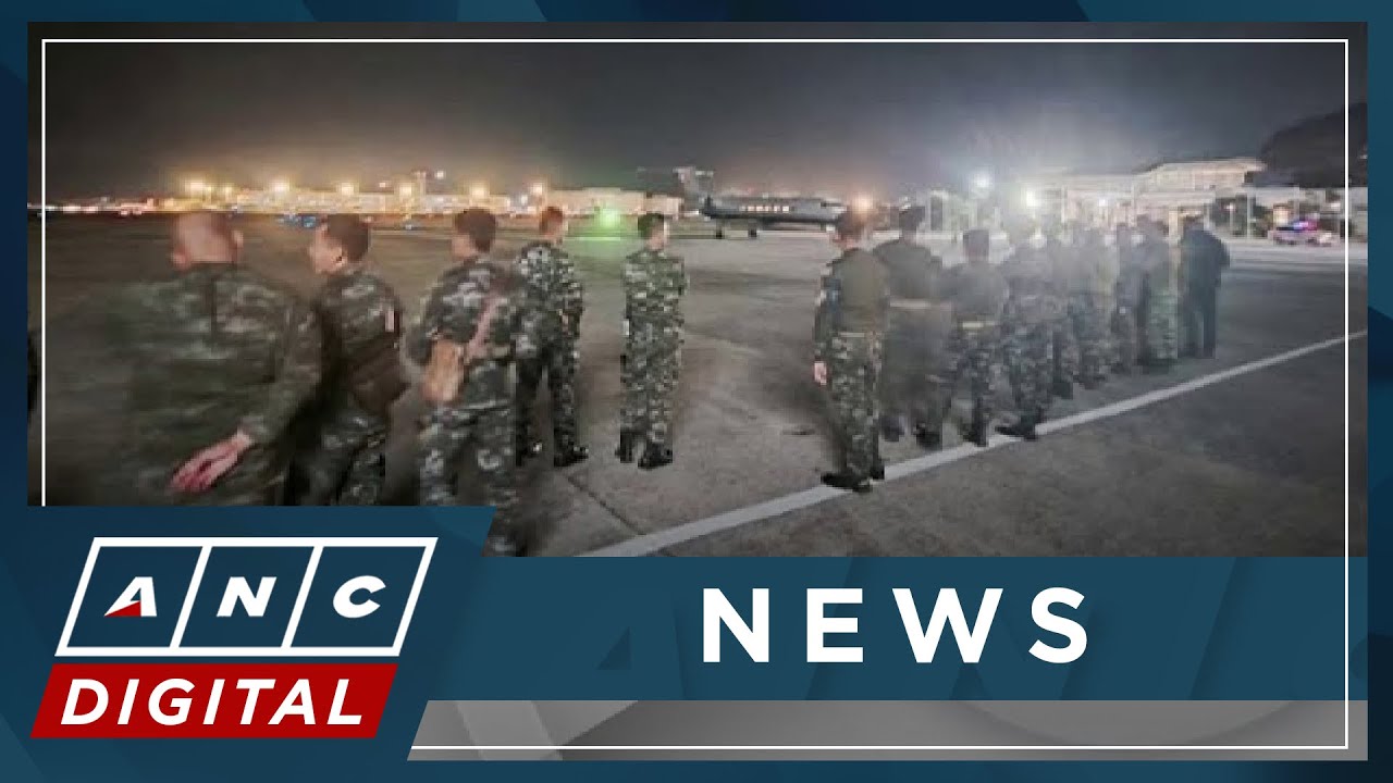 10PM UPDATE: Plane carrying ex-pres. Duterte still at Villamor Airbase tarmac | ANC