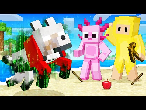 I Pretended to be a DOG Then Used HACKS in Minecraft!