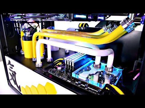LEVEL 20 ULTIMATE CUSTOM WATER COOLED GAMING PC | Time Lapse Build